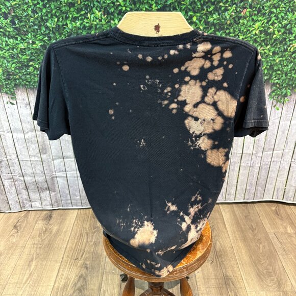 Pink Floyd Dark Side Of The Moon Bleach Dye T Shirt Mens Medium (SKU: 39M) - Picture 2 of 8